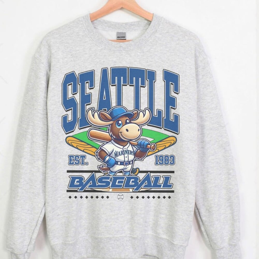 1983 Vintage Seattle Mariners Baseball Sweatshirt shirt luismercado3533